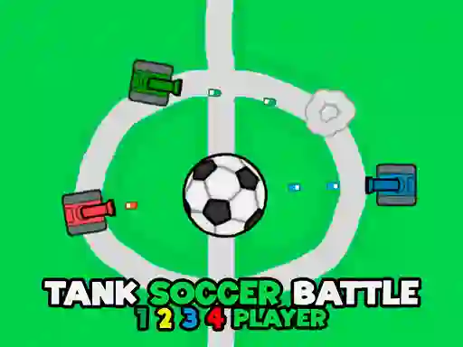 Permainan Tank Soccer Battle 1 2 3 4 Player secara online