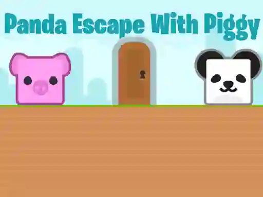 Permainan Panda Escape With Piggy secara online