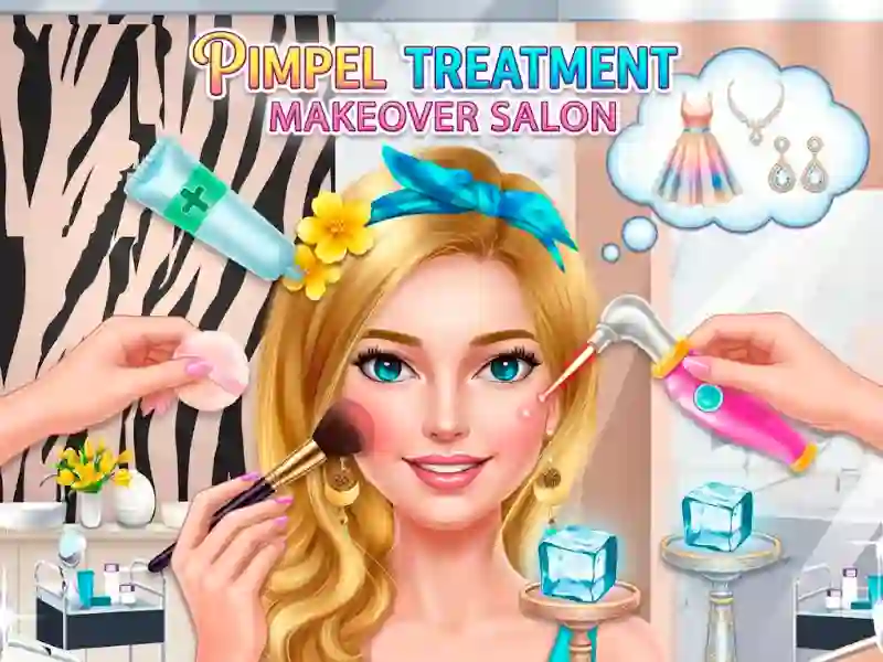 Permainan Pimple Treatment Makeover Salon secara online