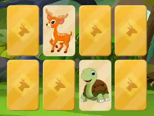 Permainan Wild Animals Memory secara online