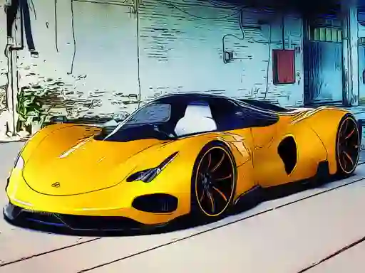 Permainan Futuristic Car Models secara online