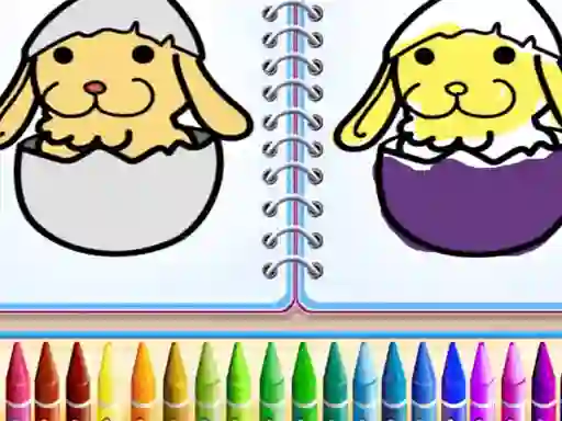 Permainan Coloring Bunny Book secara online