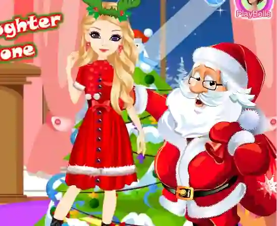 Permainan Santa's Daughter Home Alone secara online