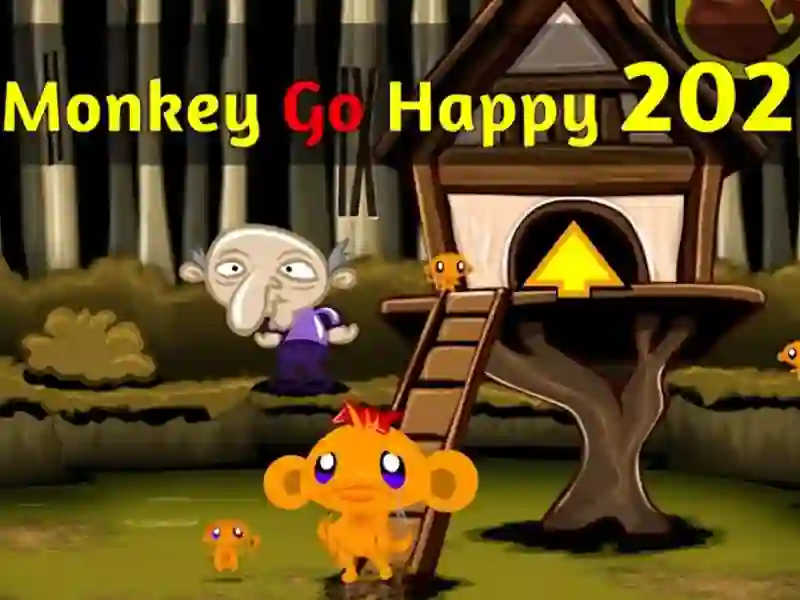 Permainan Monkey Go Happy Stage 202 secara online