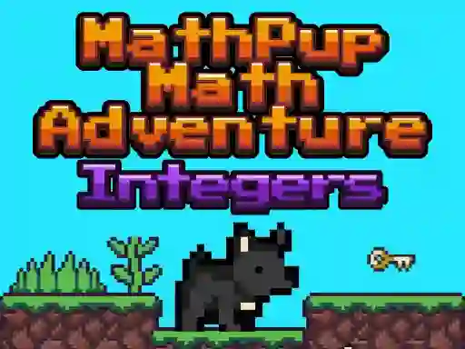 Permainan MathPup Math Adventure Integers secara online