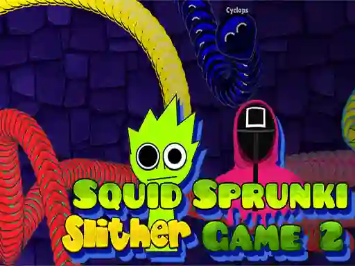 Permainan Squid Sprunki Slither Game 2 secara online