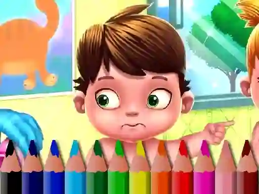 Permainan Back To School: Baby Coloring Book secara online