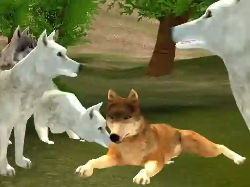 Permainan Wild Wolves Hunger Attack secara online