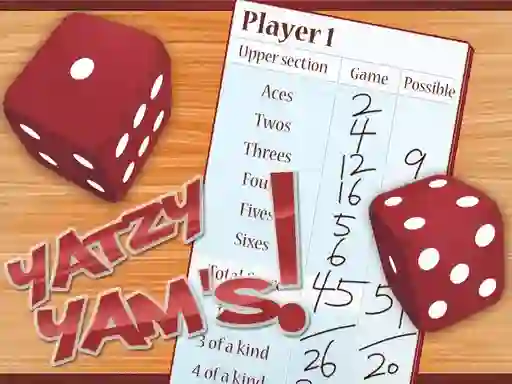 Permainan Yatzy Yam's secara online