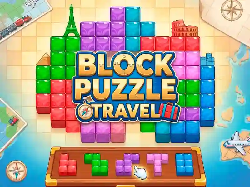 Permainan Block Puzzle Travel secara online