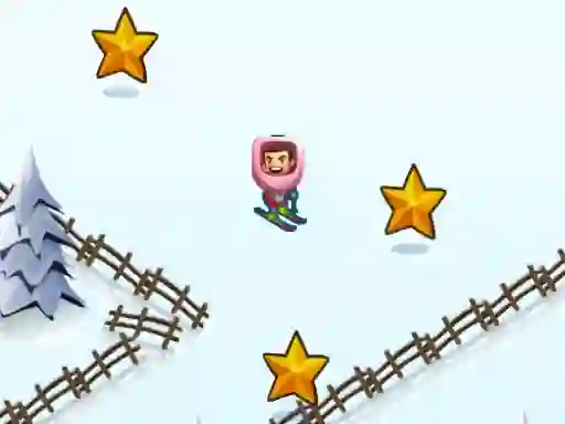 Permainan Skibidi ZigZag Snow Ski secara online