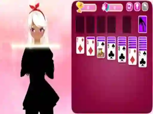 Permainan Solitaire Girls 2 secara online