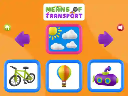 Permainan Means Of Transport secara online
