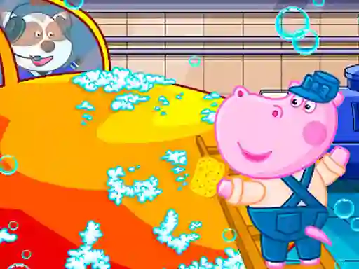 Permainan Hippo Car Service Station secara online