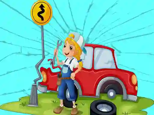 Permainan Broken Cars Jigsaw secara online