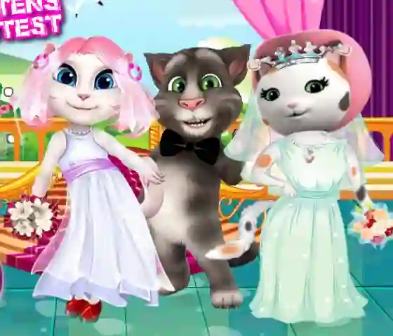 Permainan White Kittens Bride Contest secara online