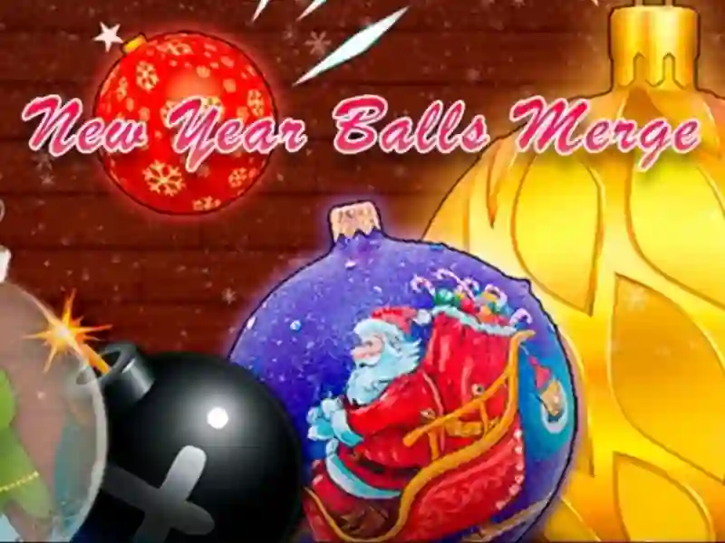 Permainan New Year Balls Merge secara online