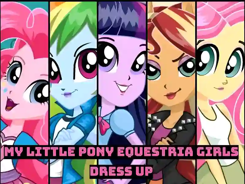 Permainan My Little Pony Equestria Girls dress up secara online