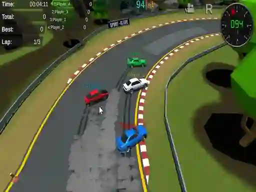 Permainan Fantastic Pixel Car Racing secara online