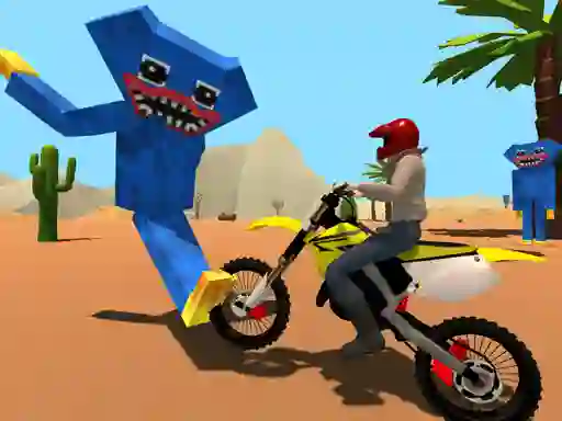 Permainan Motoracer vs Huggy secara online