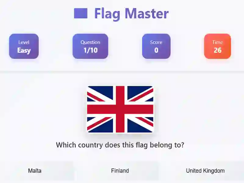 Permainan Flag Masters secara online