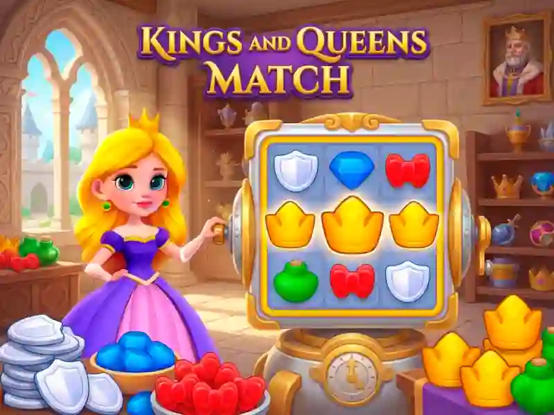 Permainan Kings and Queens Match secara online