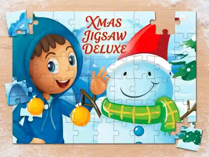 Permainan Xmas jigsaw deluxe secara online