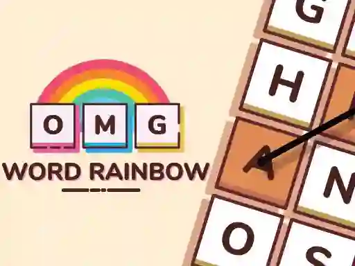 Permainan Omg Word Rainbow secara online
