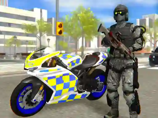 Permainan Police Bike City Simulator secara online