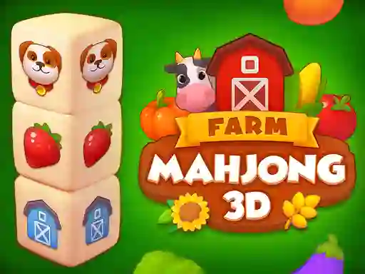 Permainan Farm Mahjong 3D secara online