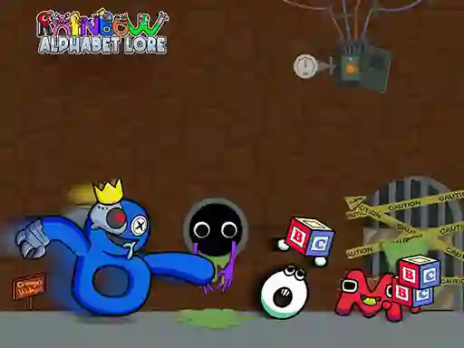 Permainan Rainbow Alphabet Lore secara online