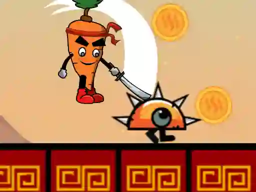 Permainan Carrot Ninja secara online