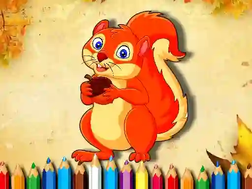 Permainan Squirrel Coloring Book secara online