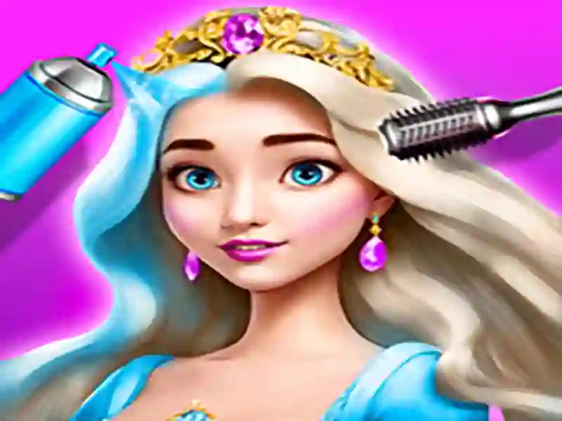 Permainan Princess Hair & Makeup Salon secara online