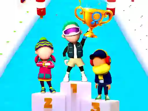 Permainan Fun Race On Ice secara online