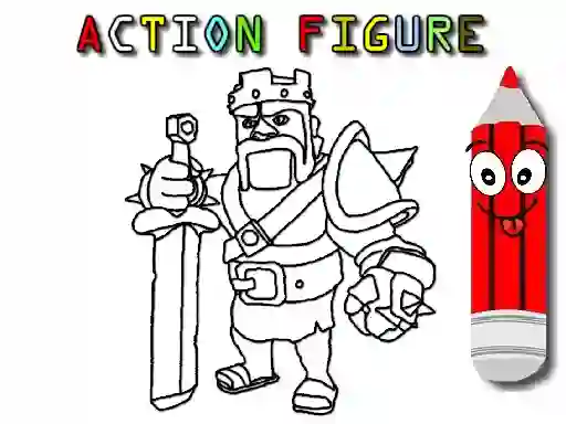 Permainan Back To School: Action Figure Coloring secara online