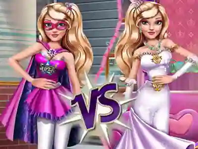 Permainan Superhero Vs Princess secara online