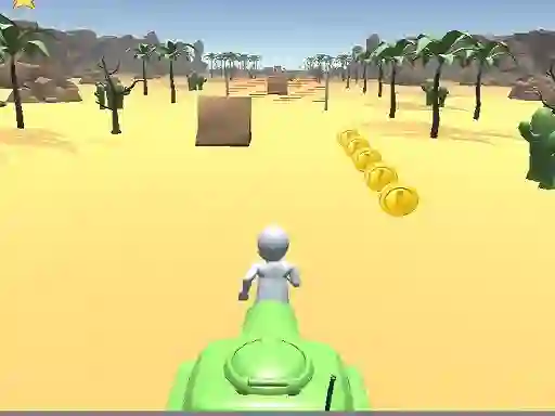 Permainan 3D Desert Parkour secara online