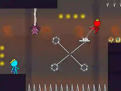 Permainan Red and Blue Stickman 2 secara online