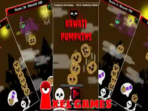 Permainan Kawaii Pumpkins secara online