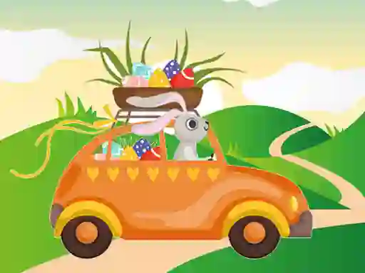 Permainan Bunnies Driving Cars Match 3 secara online