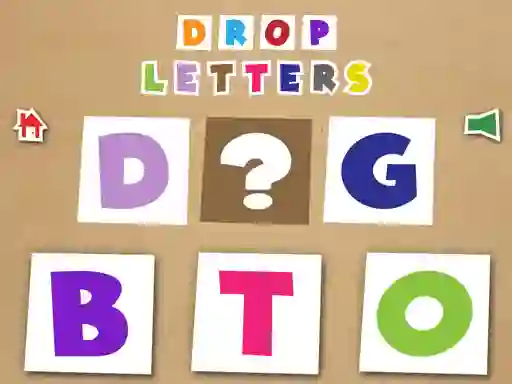Permainan Drop Letters secara online