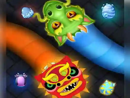Permainan Slither Dragon.io secara online