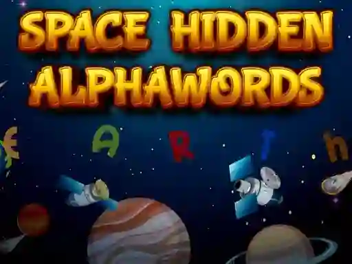 Permainan Space Hidden AlphaWords secara online