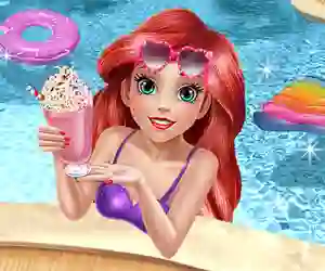 Permainan Mermaid Princess Pool Time secara online