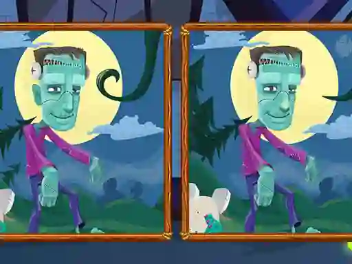 Permainan Halloween Find the Differences secara online