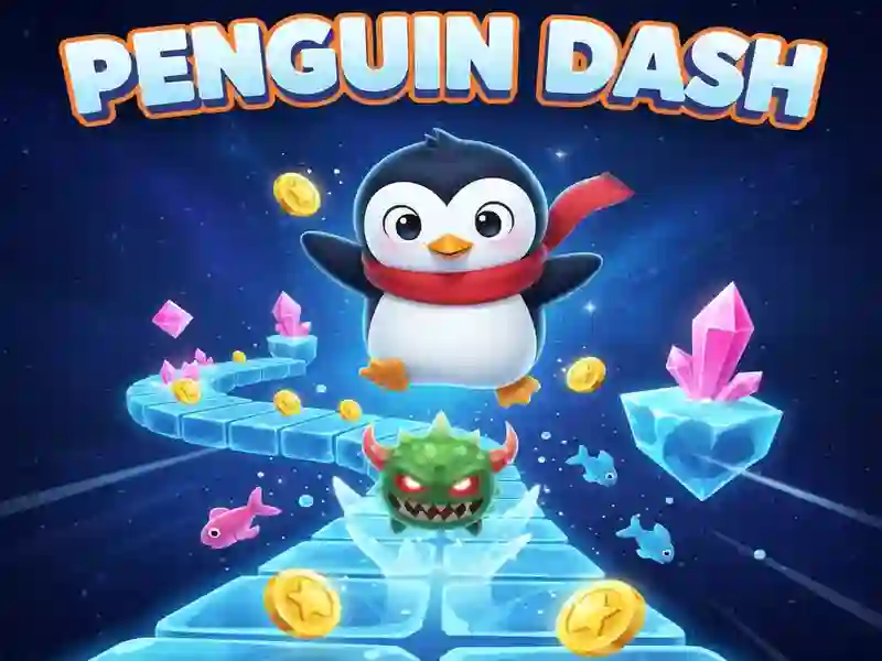 Permainan Penguin Dash secara online