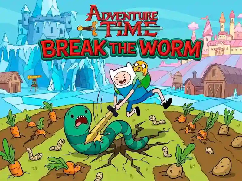 Permainan Adventure Time Break the Worm secara online