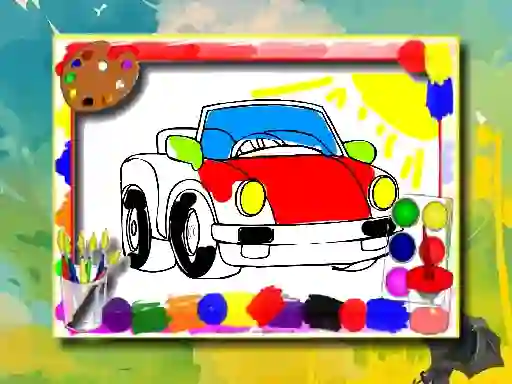 Permainan Cartoon Cars Coloring Book secara online