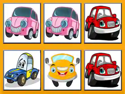 Permainan Funny Cars Memory secara online